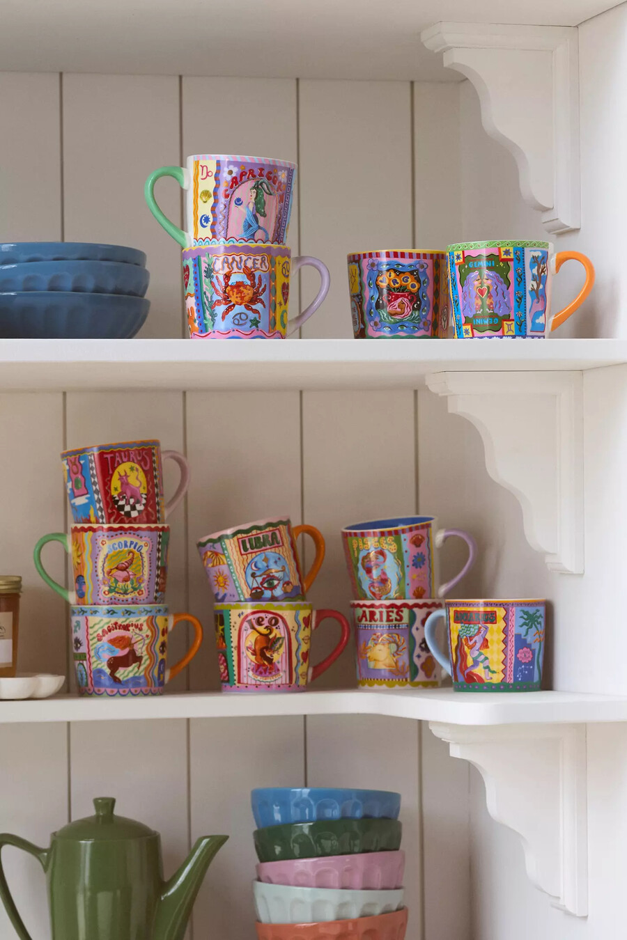 eleanor bowmer zodiac china mug