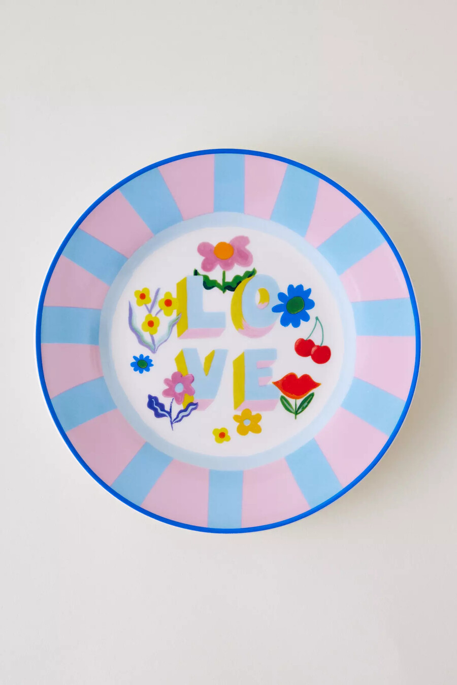 eleanor bowmer cherry special floral side plate