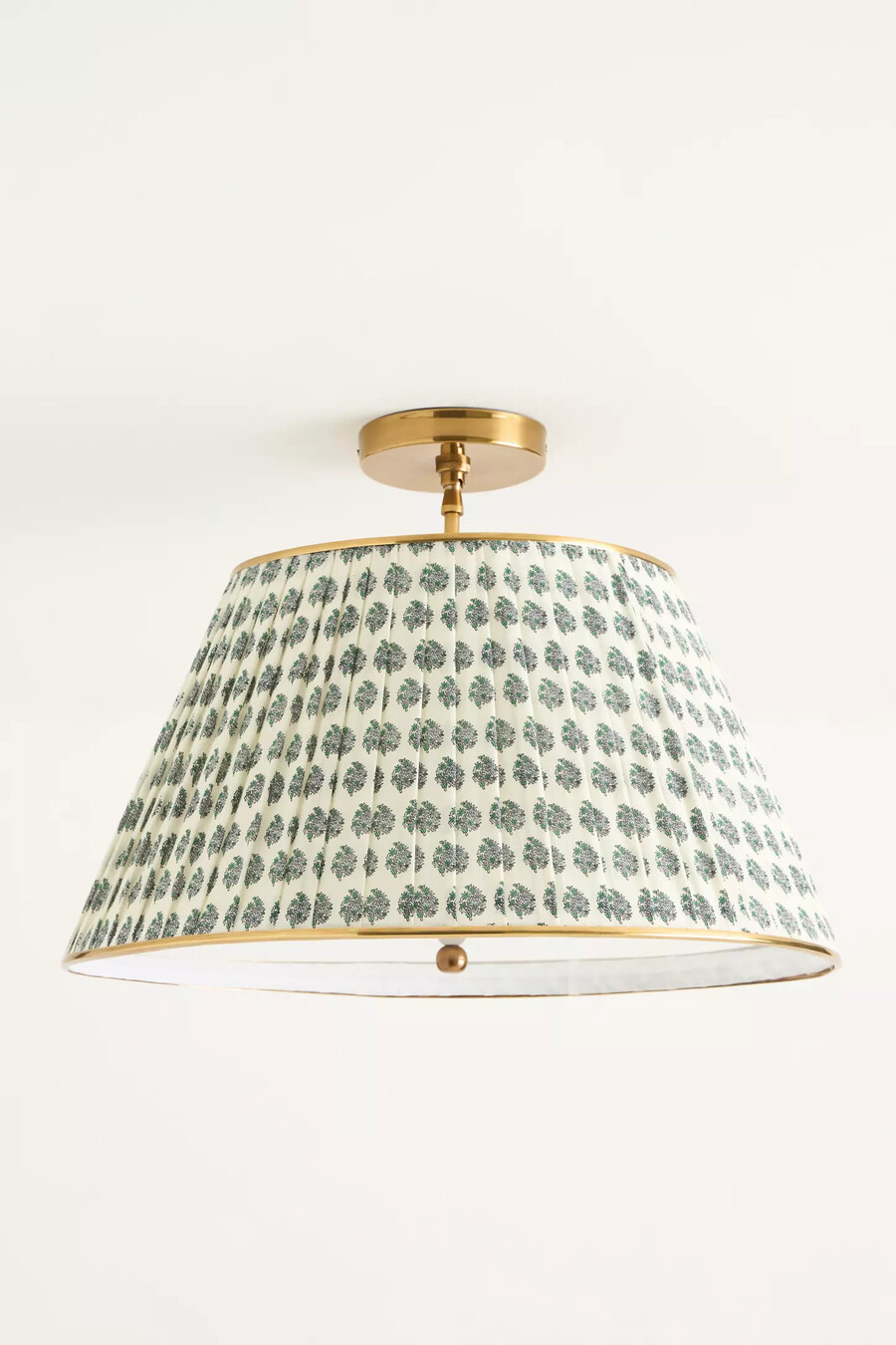 lee brass semi-flush mount pendant ceiling light