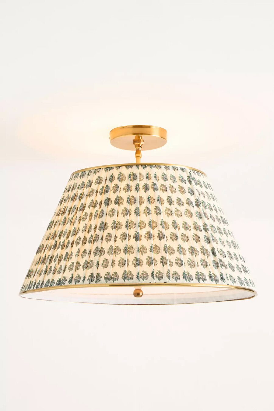 lee brass semi-flush mount pendant ceiling light
