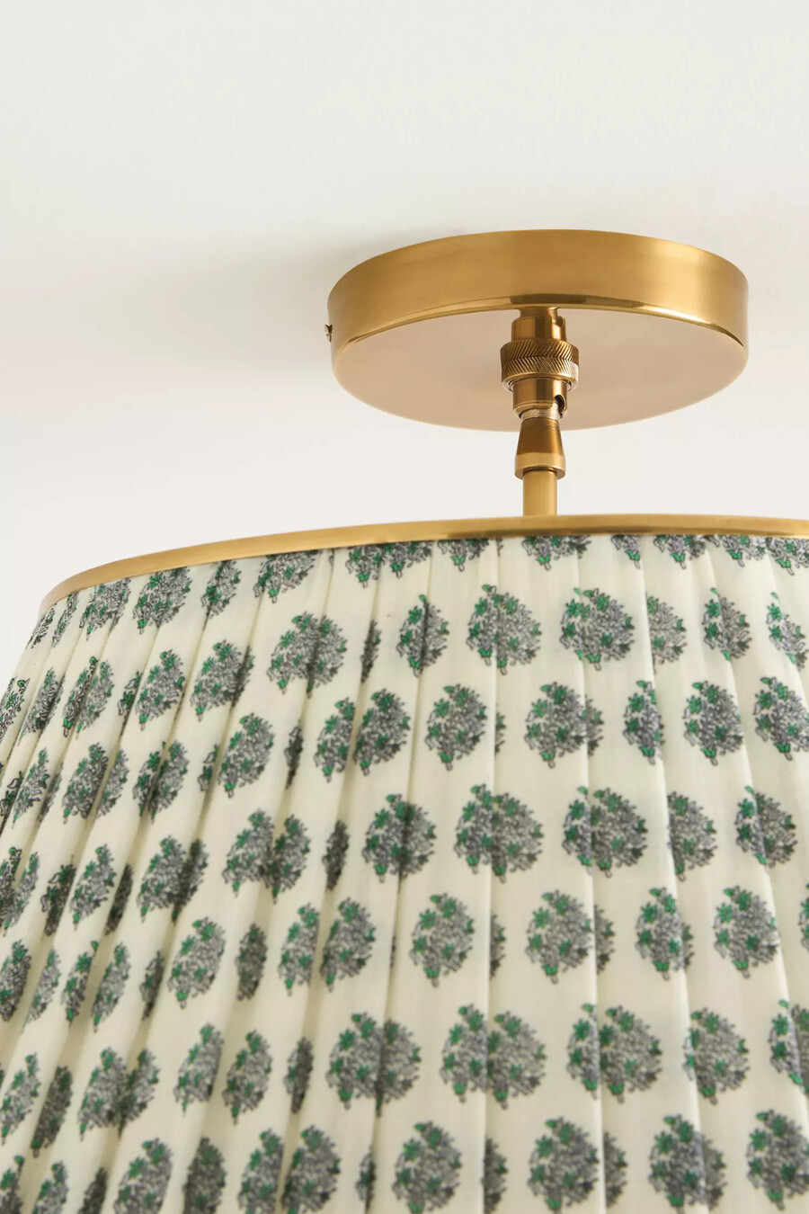 lee brass semi-flush mount pendant ceiling light