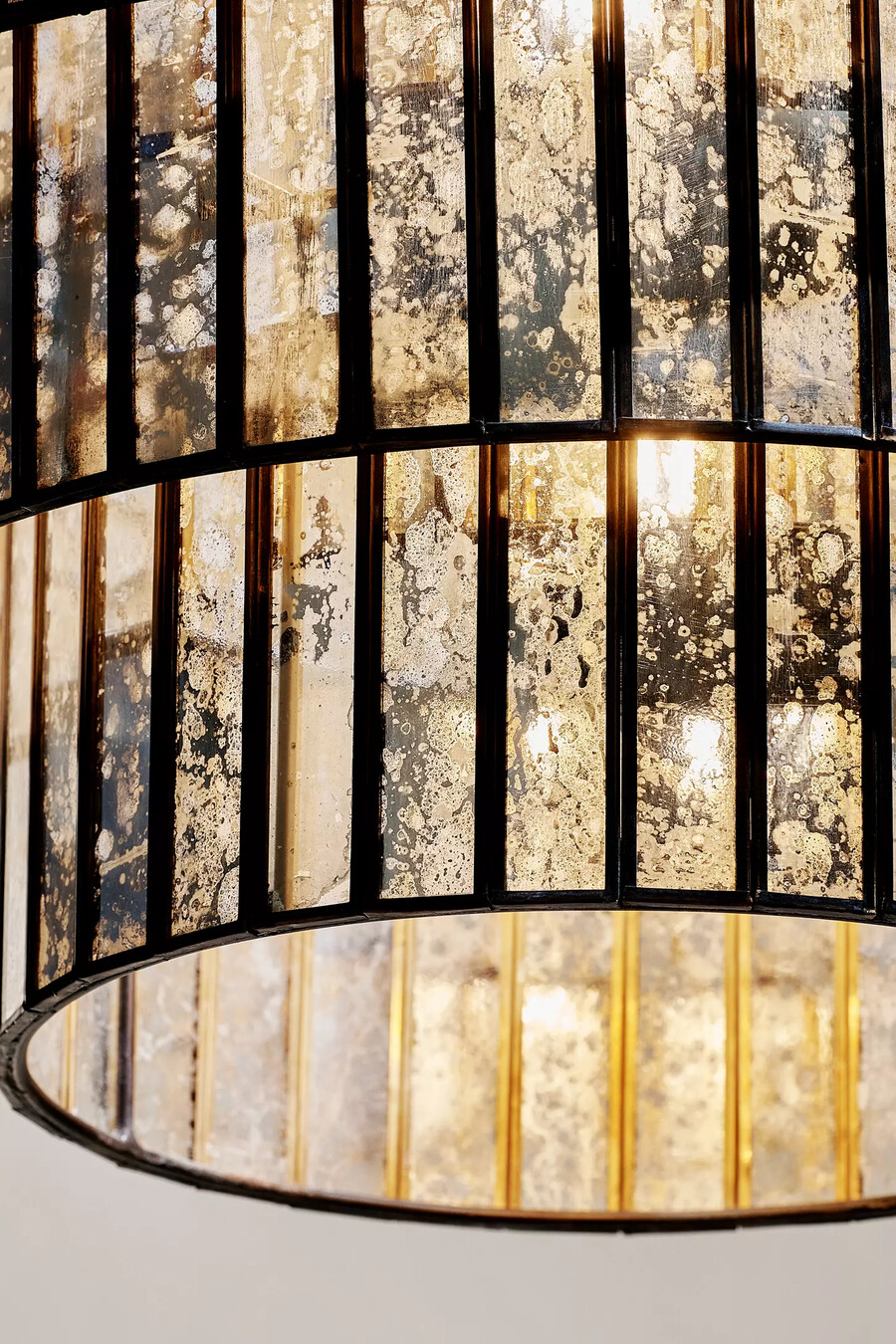 nkuku shanaya mottled glass chandelier