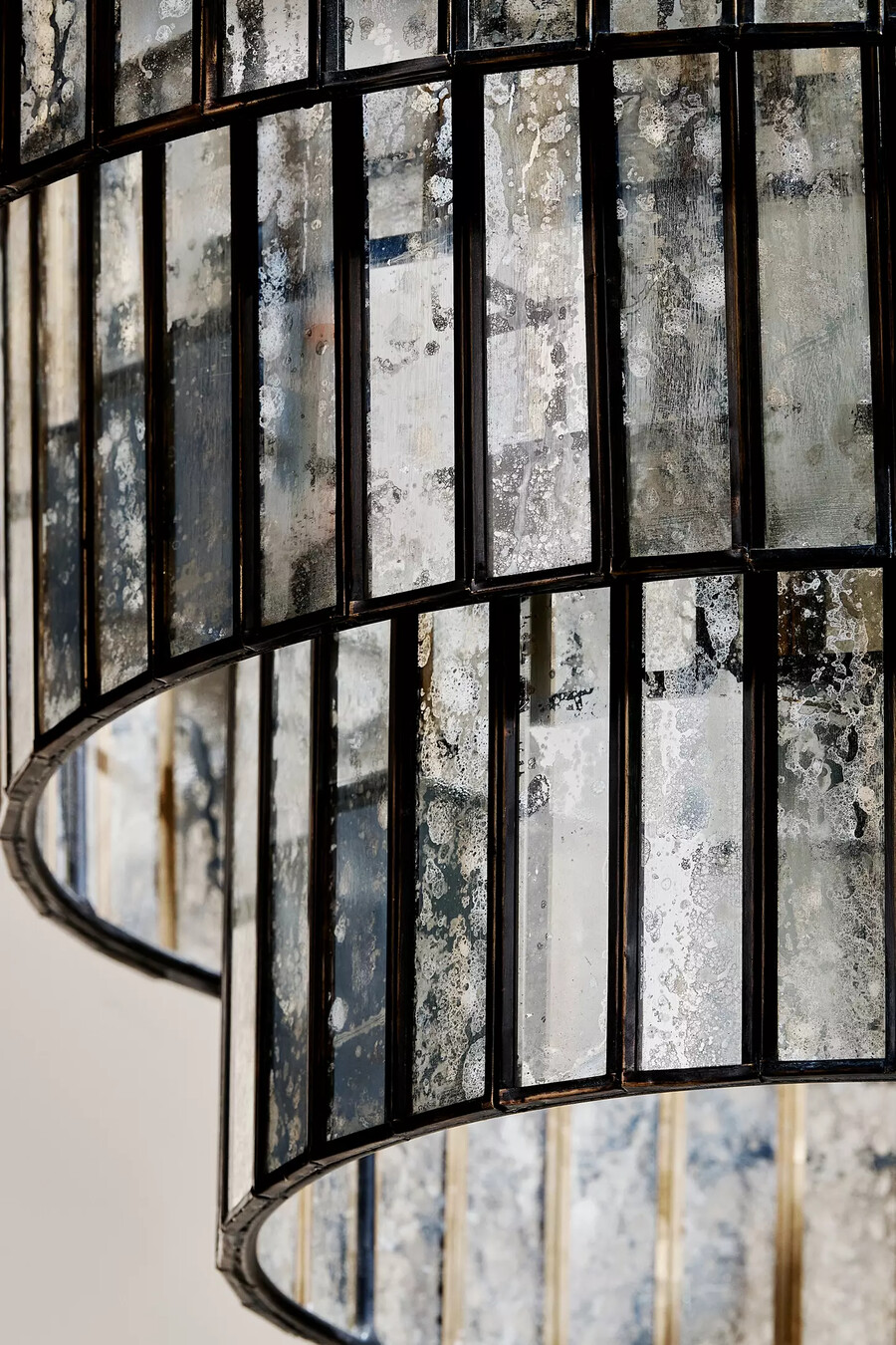 nkuku shanaya mottled glass chandelier