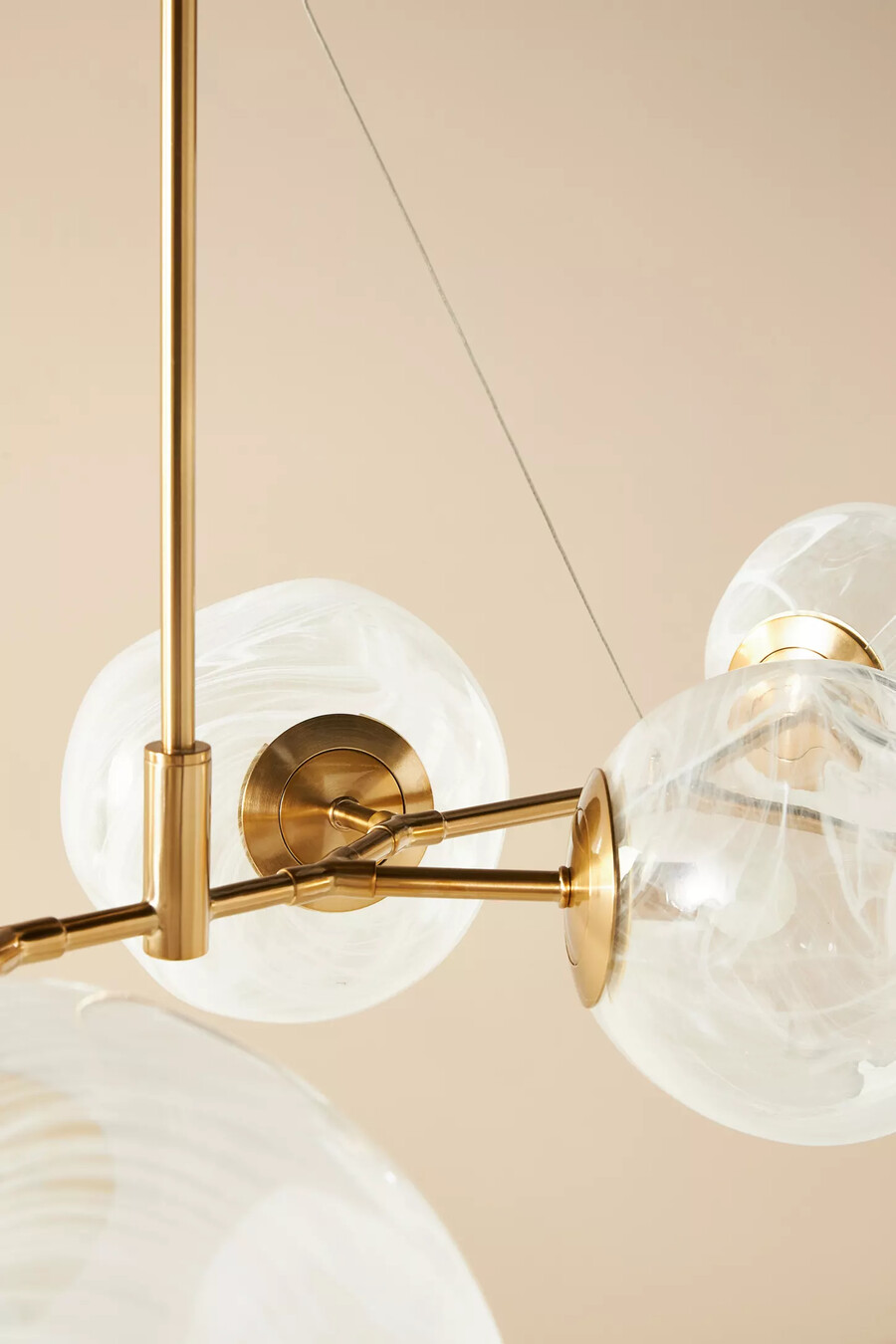 cloud chandelier glass ceiling light