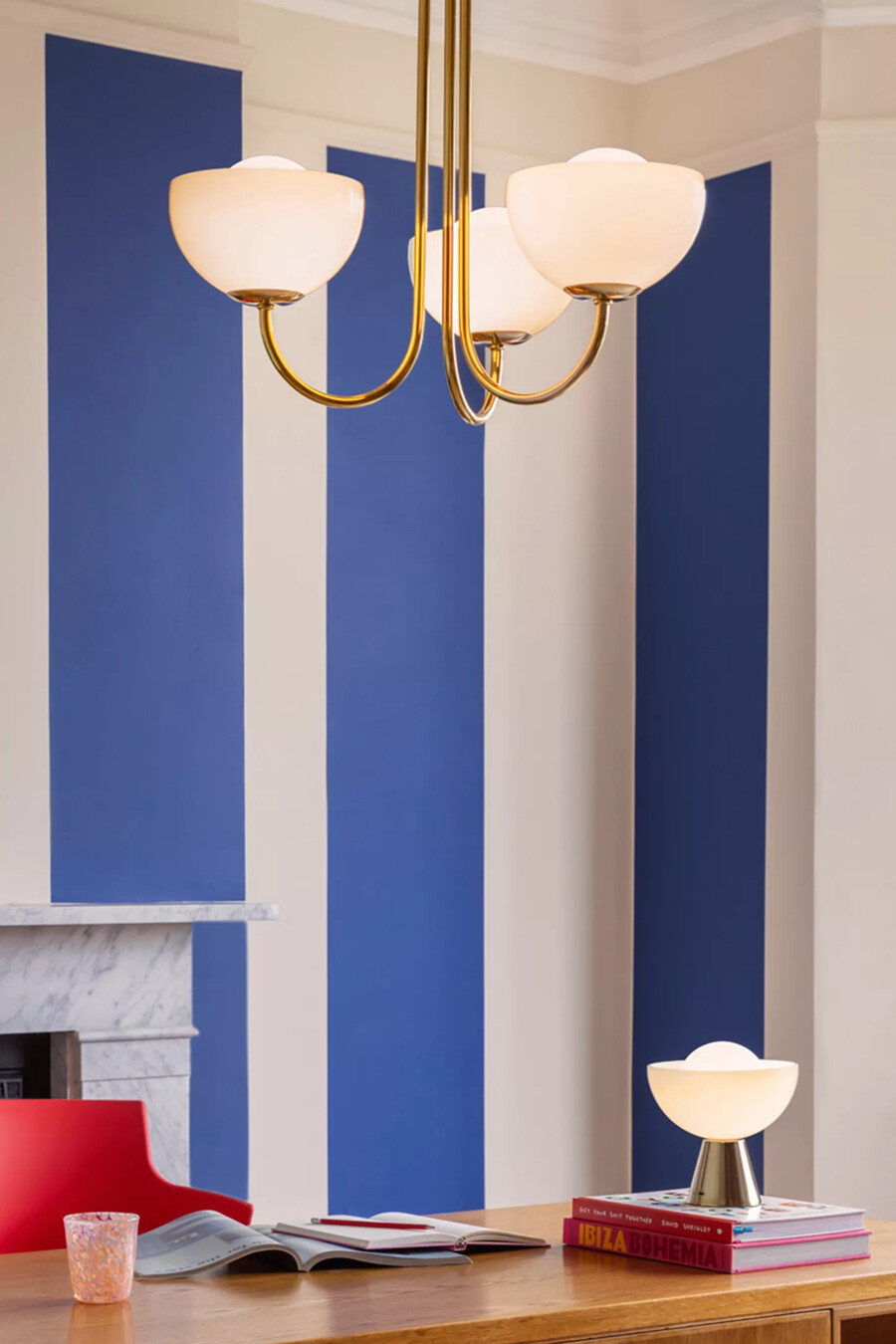 houseof 3 light dome ceiling light