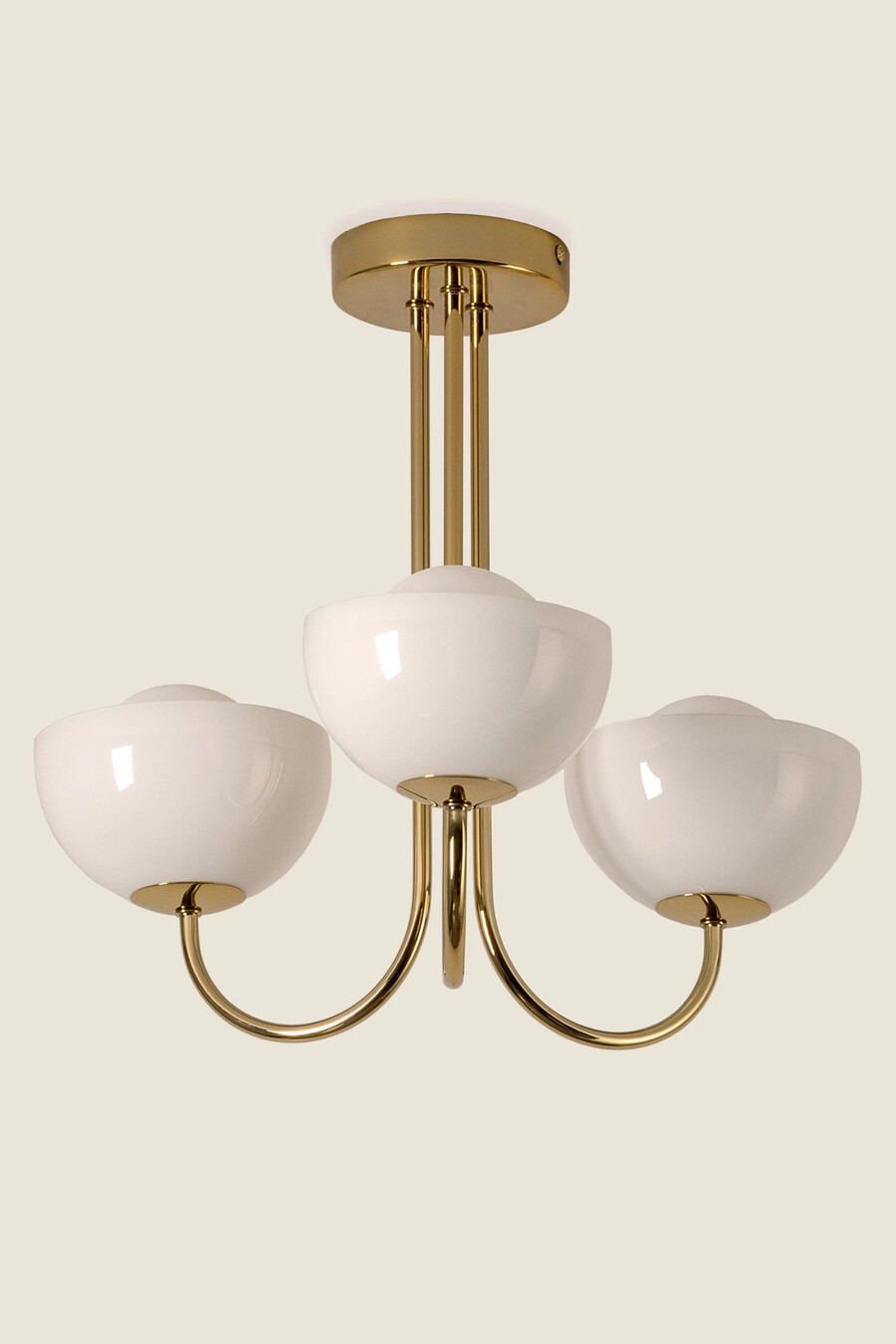 houseof 3 light dome ceiling light