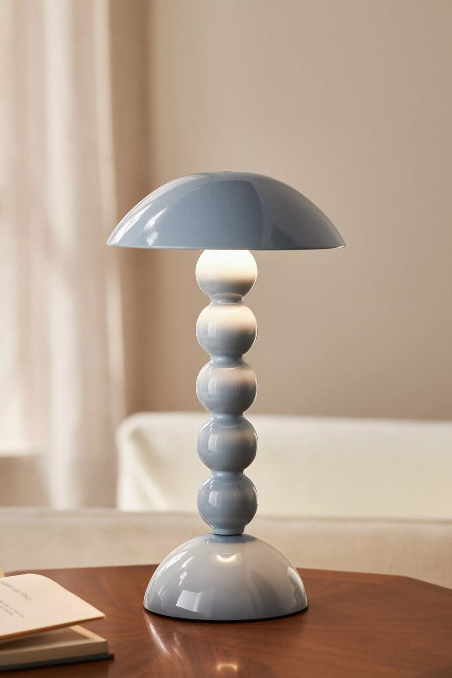 addison ross bobbin led cordless rechargeable table lamp