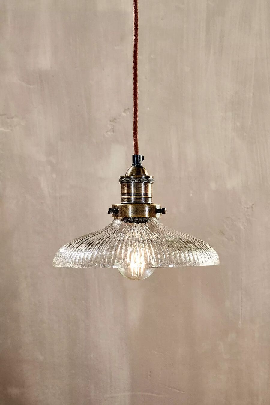 nkuku zowie recycled glass ceiling light