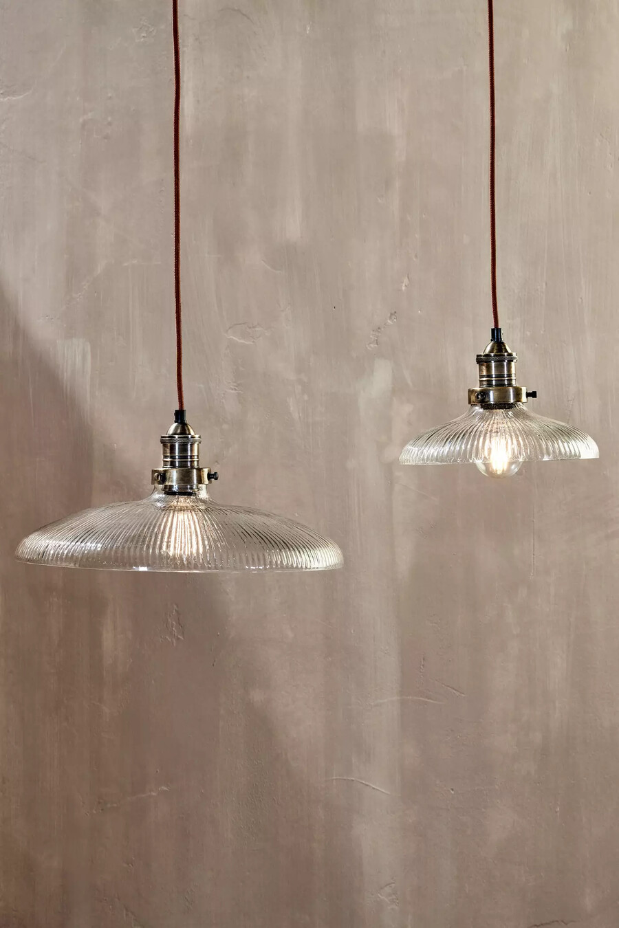 nkuku zowie recycled glass ceiling light