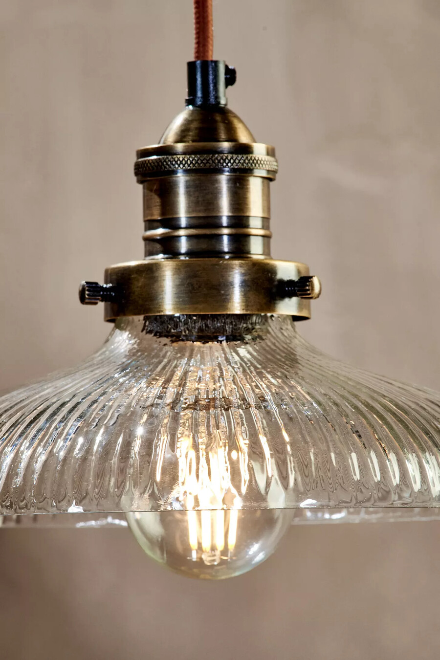nkuku zowie recycled glass ceiling light