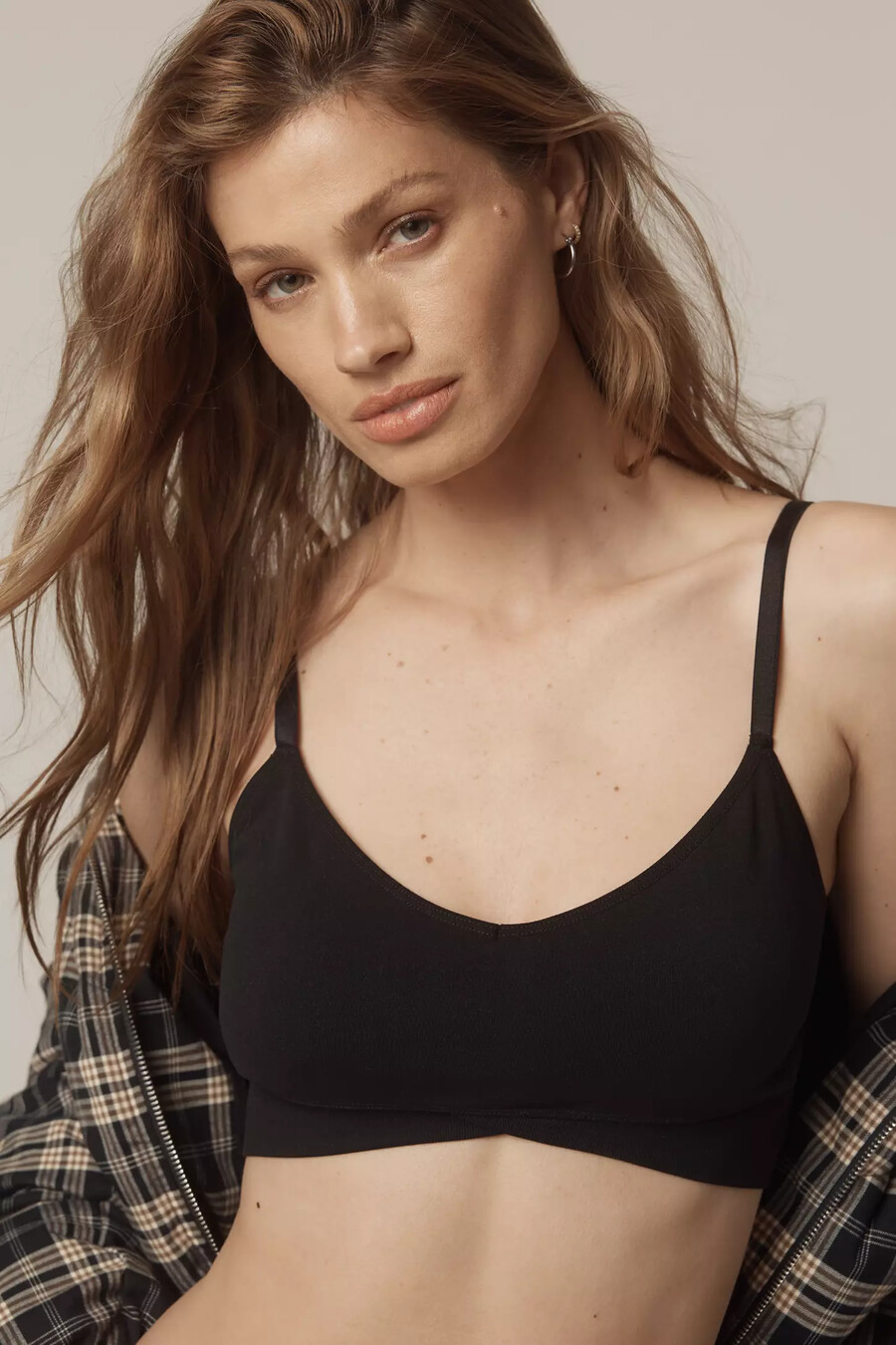 the lyrebird skin seamless wrap bra