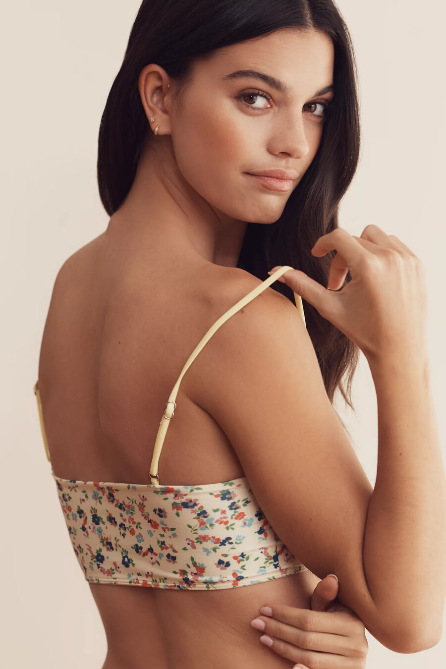 by anthropologie the renna seamless square-neck bralette