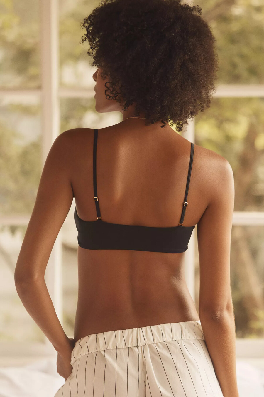 the lyrebird skin seamless scoop-neck bra