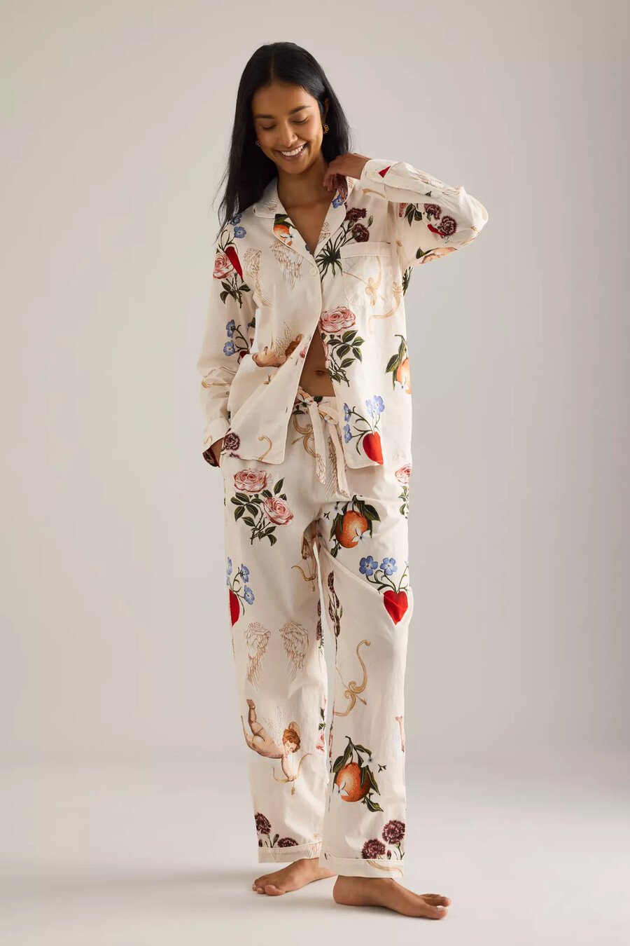 desmond dempsey primavera long pyjama set