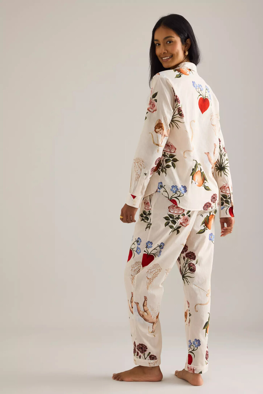 desmond dempsey primavera long pyjama set