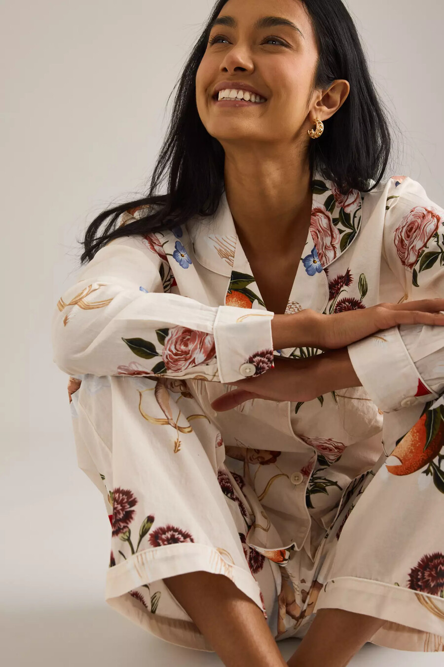 desmond dempsey primavera long pyjama set