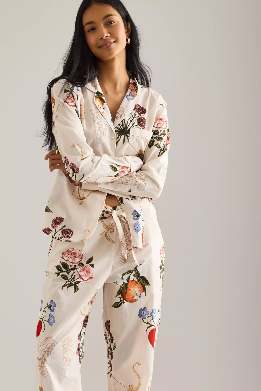 desmond dempsey primavera long pyjama set