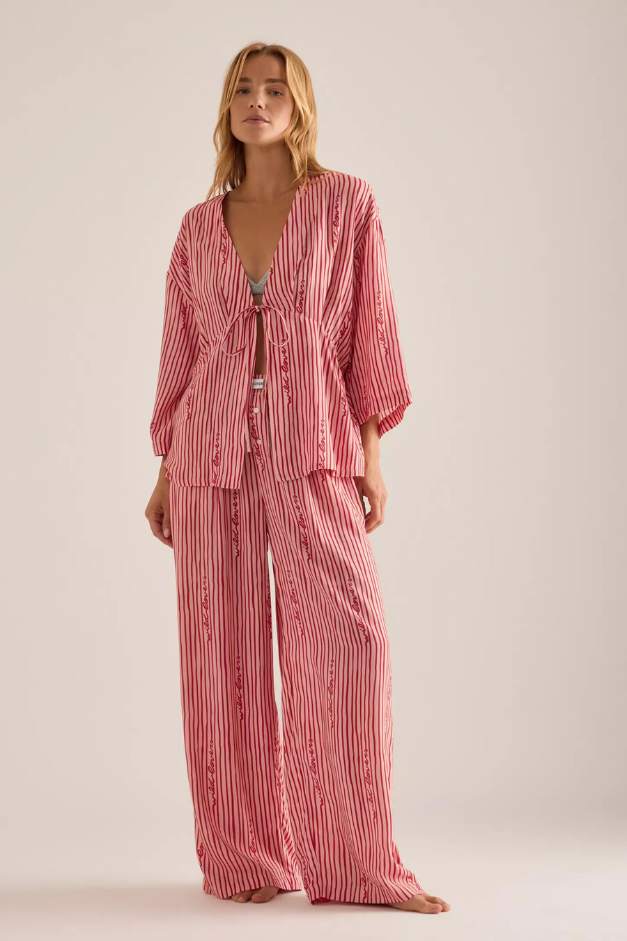 wild lovers flor boxer trousers