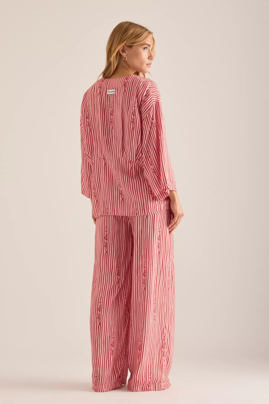 wild lovers flor boxer trousers