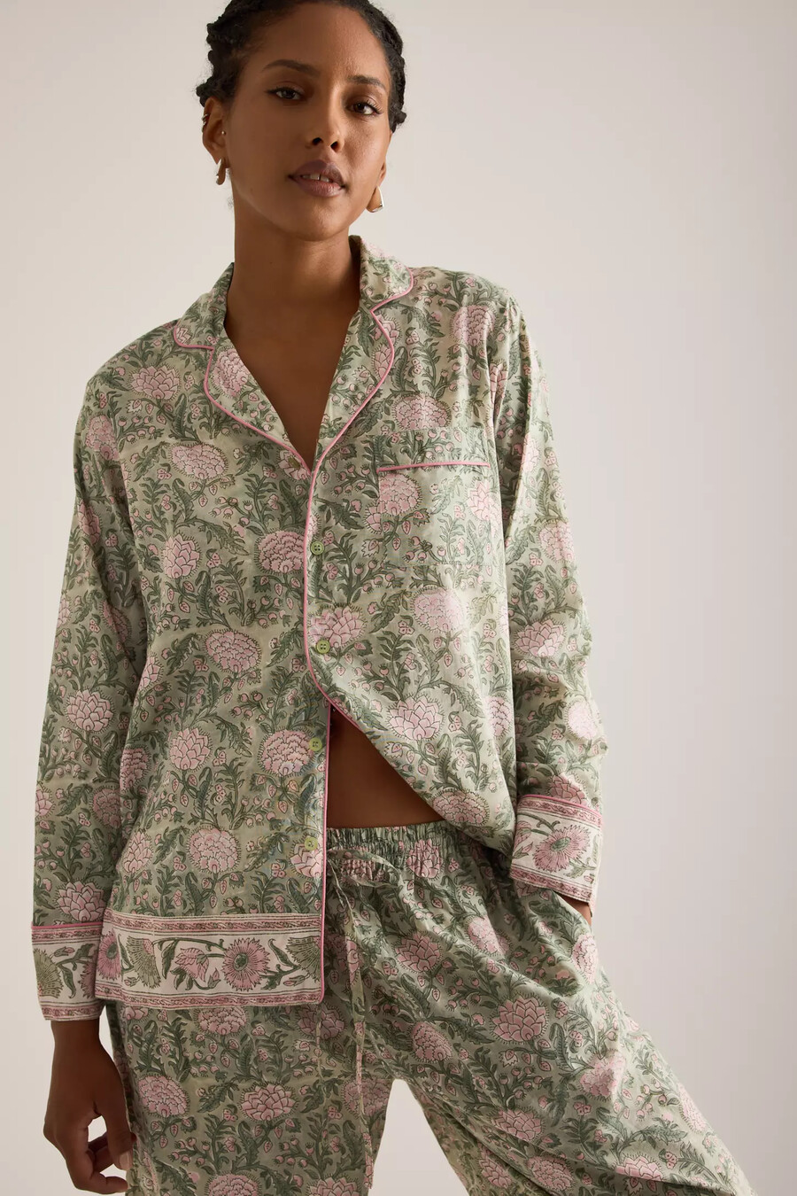 dilli grey long pyjama set
