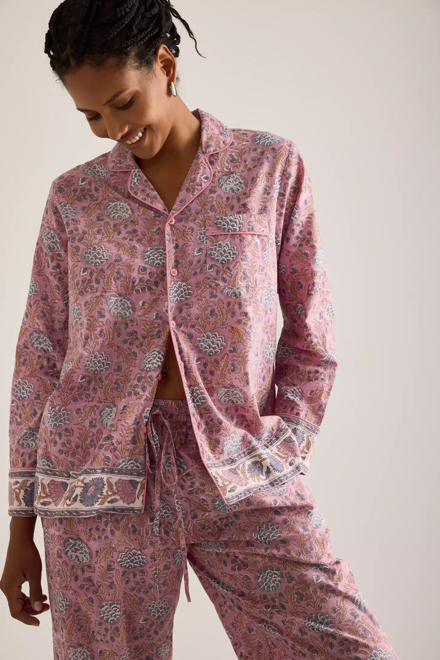 dilli grey long pyjama set