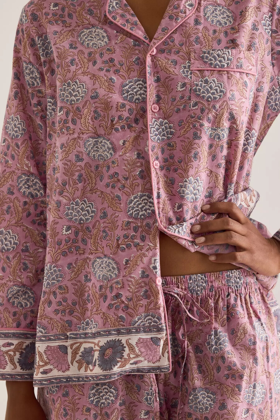 dilli grey long pyjama set