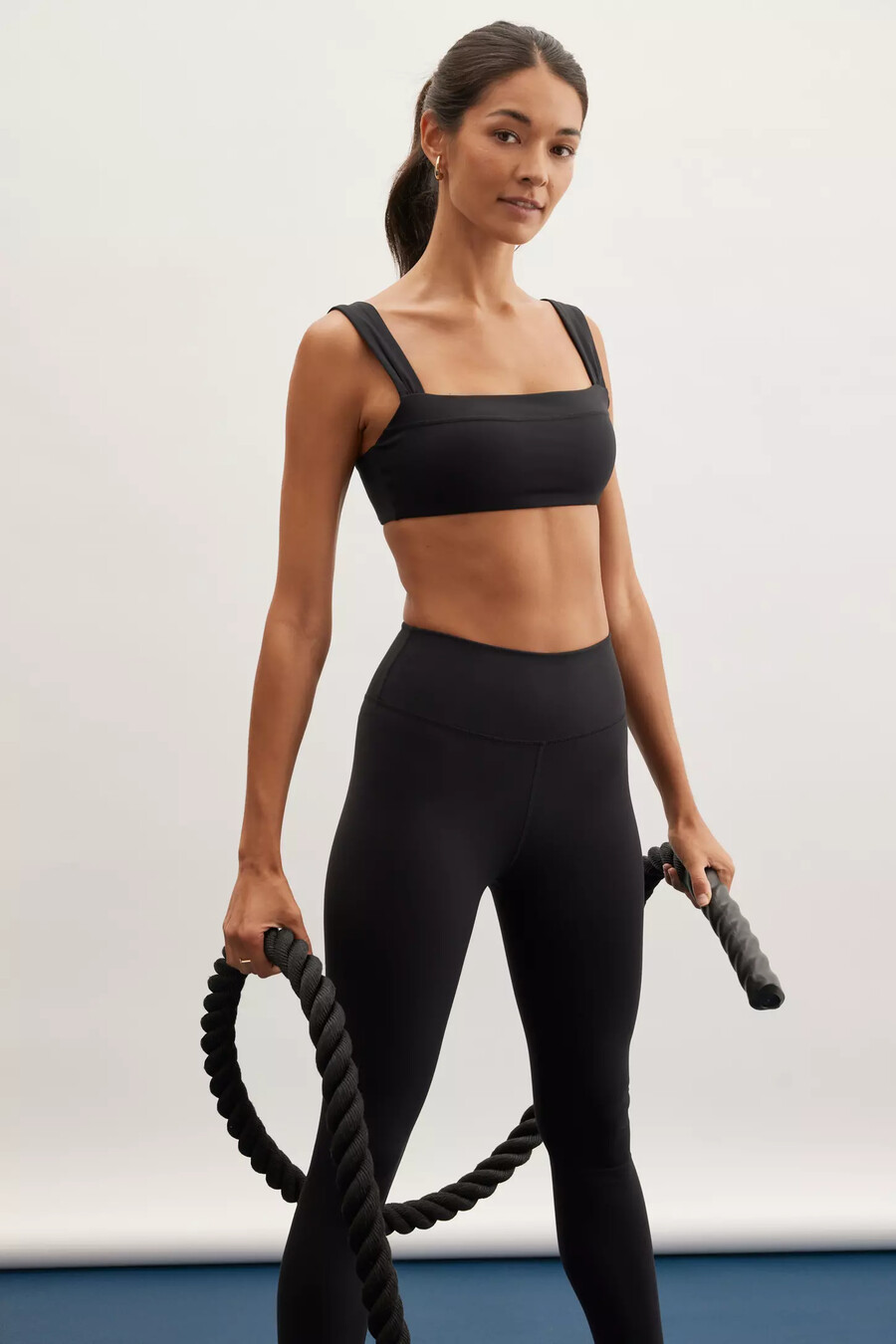 tala dayflex ruched strap bandeau sports bra