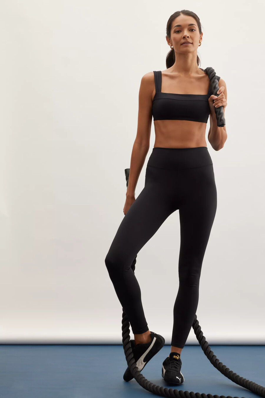 tala dayflex ruched strap bandeau sports bra