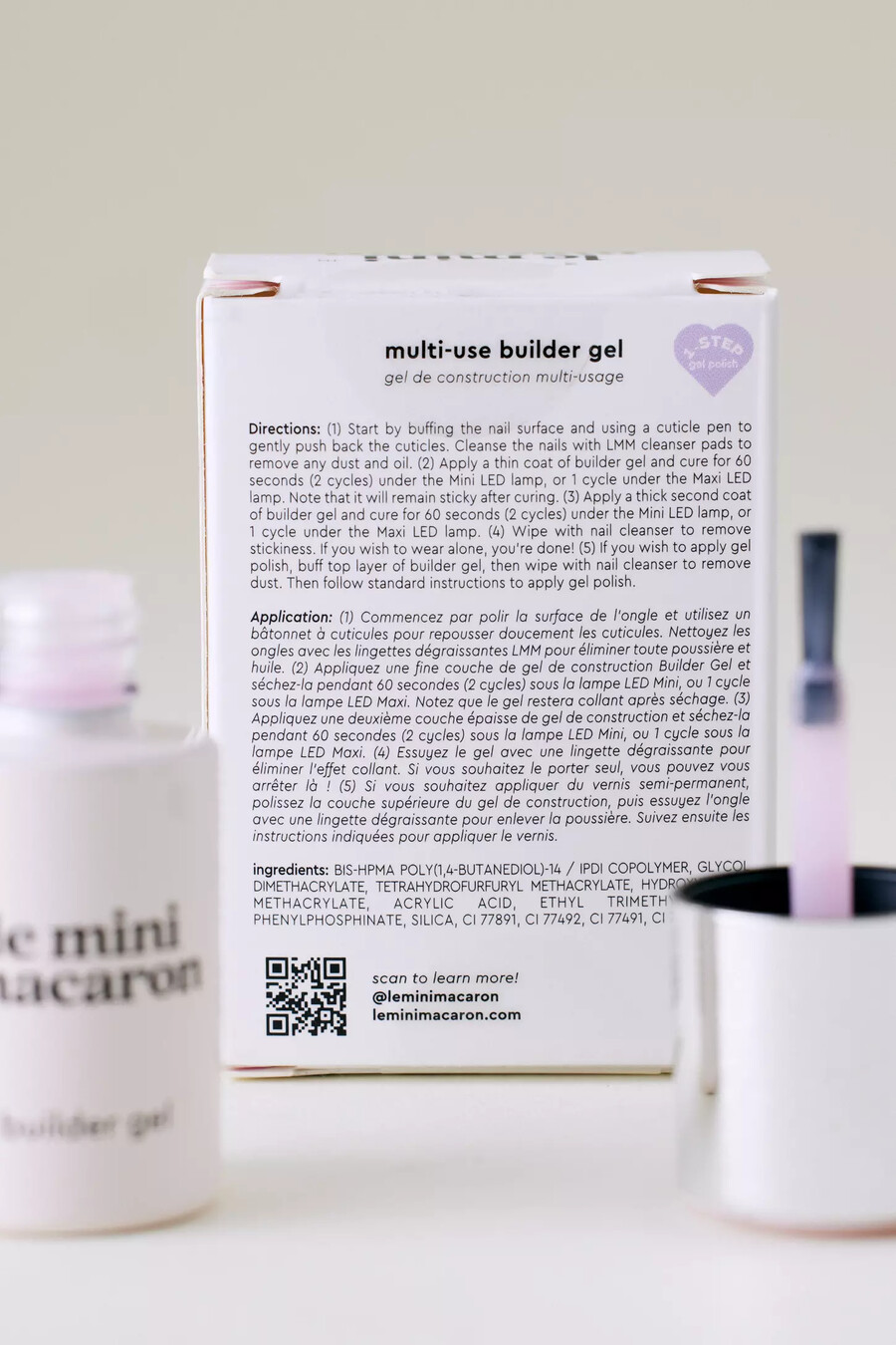 le mini macaron 5-in-1 builder gel meringue