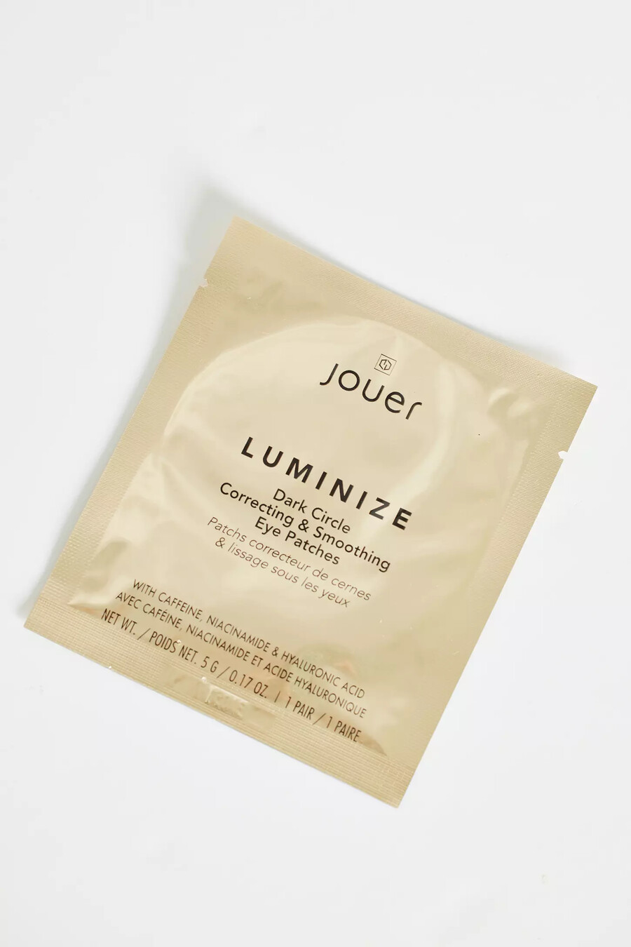 jouer cosmetics luminize dark circle correcting smoothing eye patches
