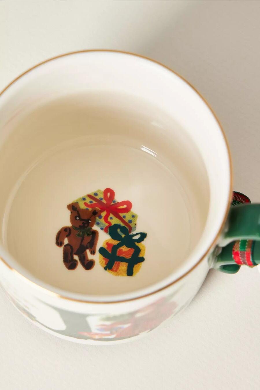 nathalie lete stoneware holiday monogram mug