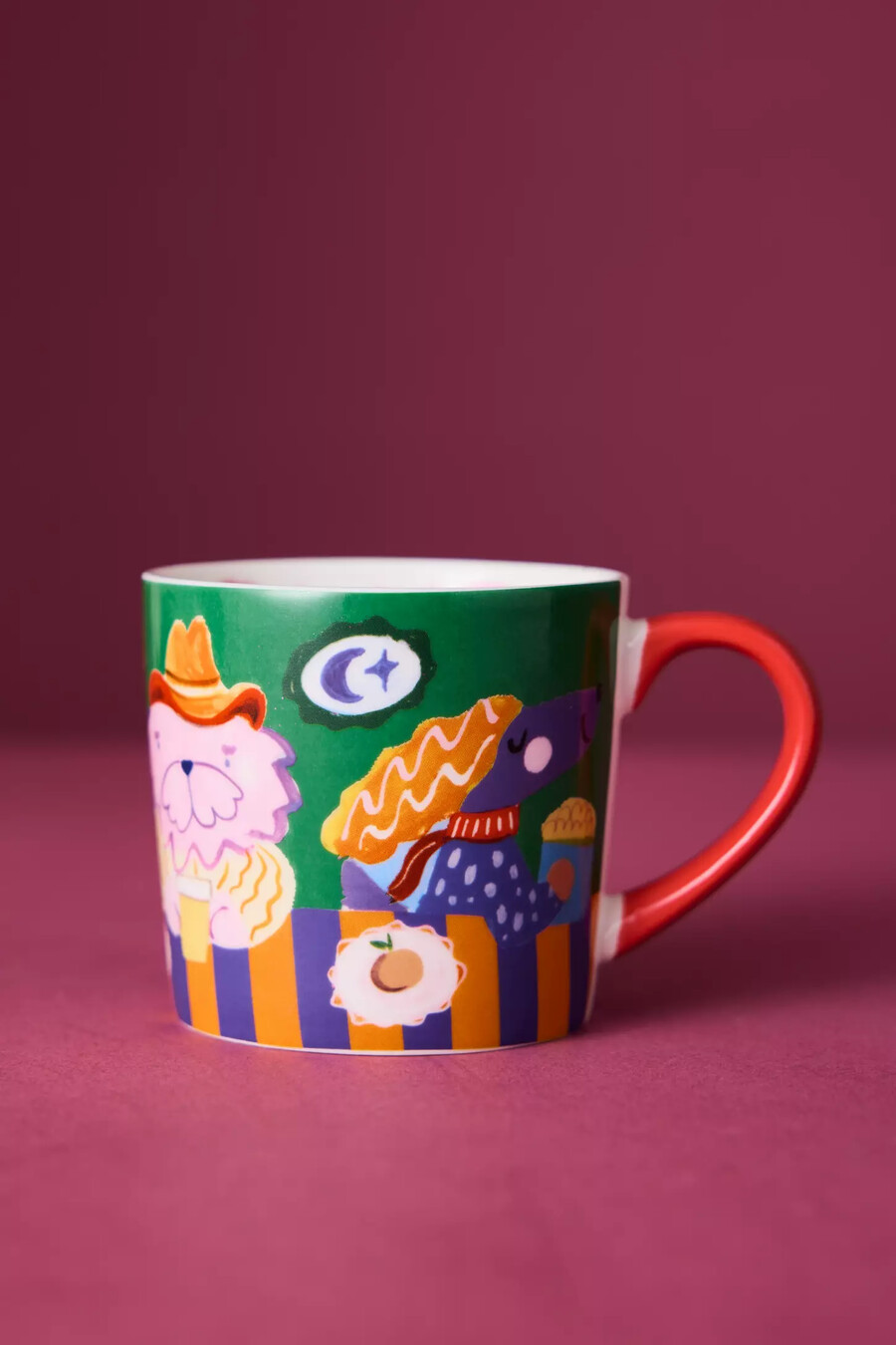 eleanor bowmer christmas china mug