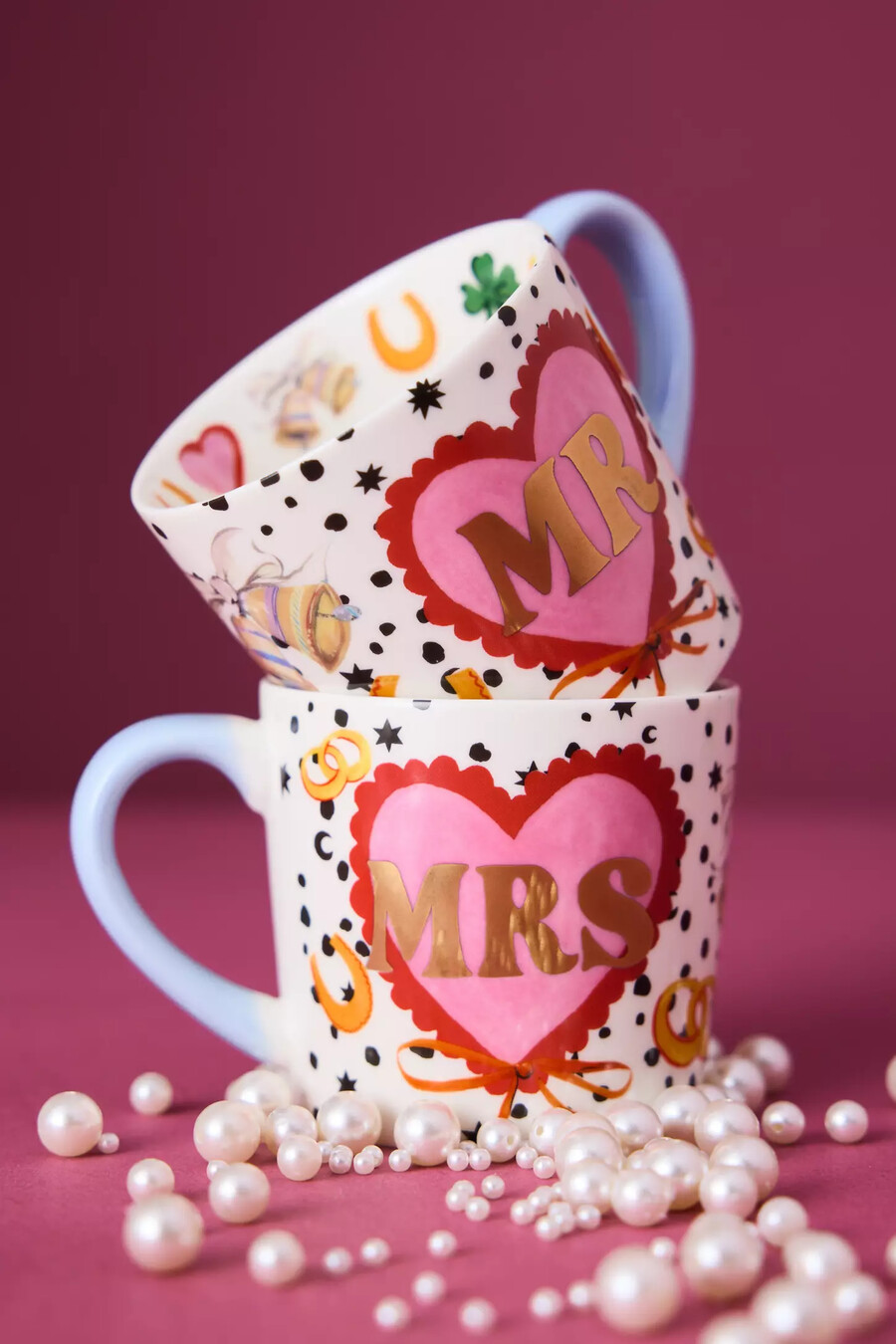 eleanor bowmer anniversary china mug