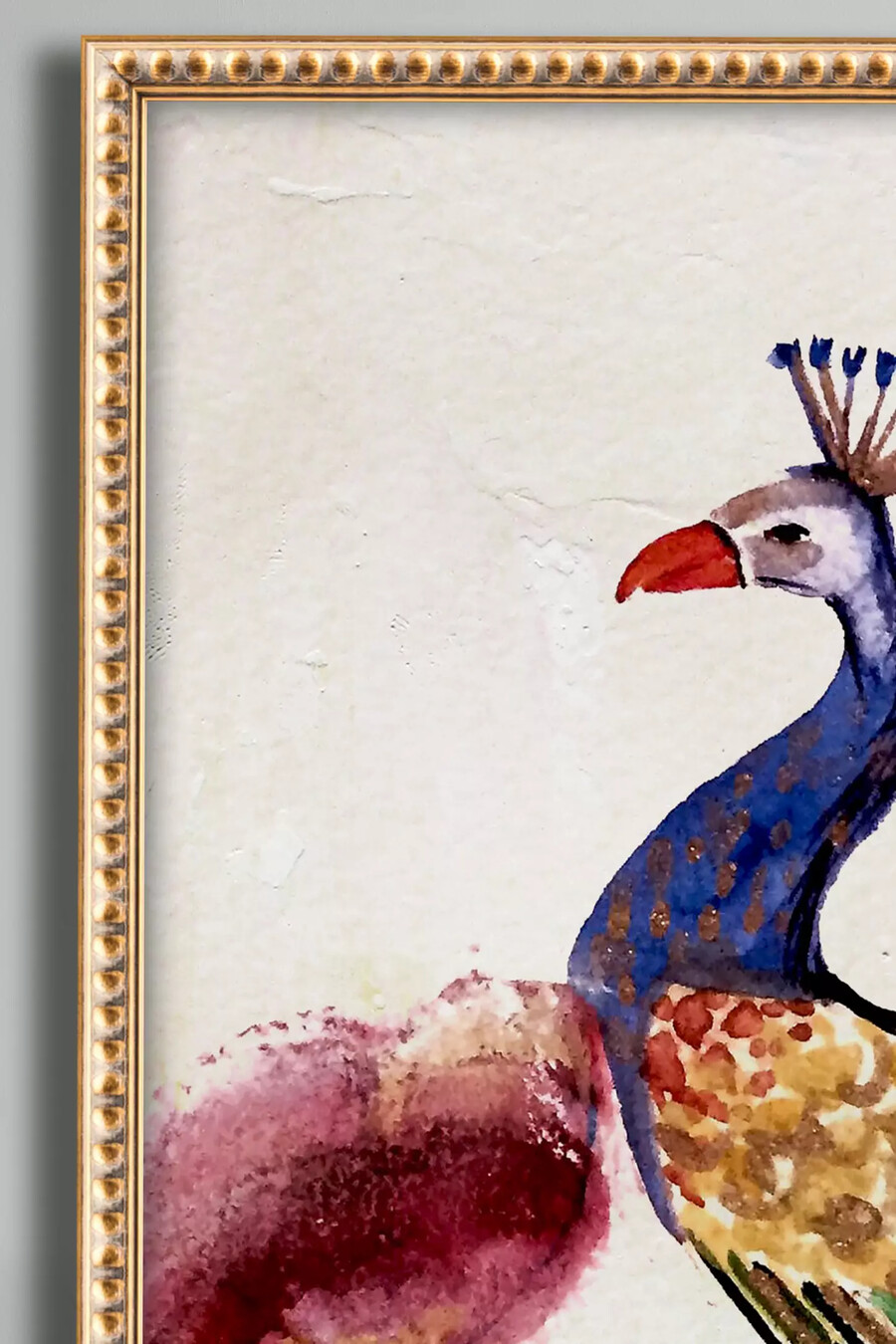 peacock wall art