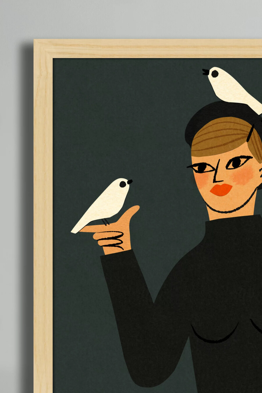 les oiseaux by clare owen wall art