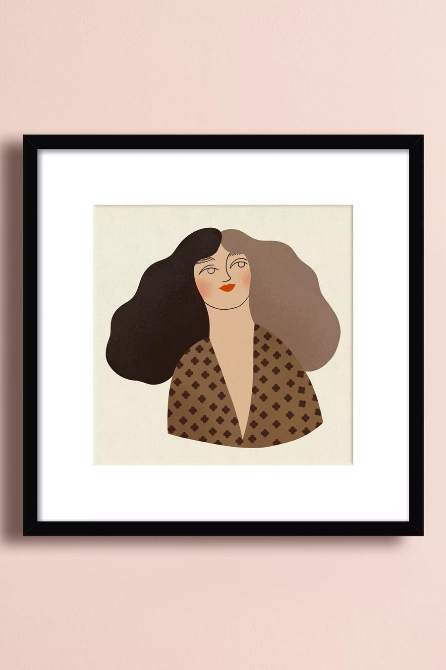 pretty hair by clare owen wall art