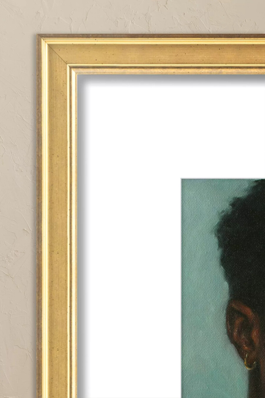 a young man by pat kelley framed wall art