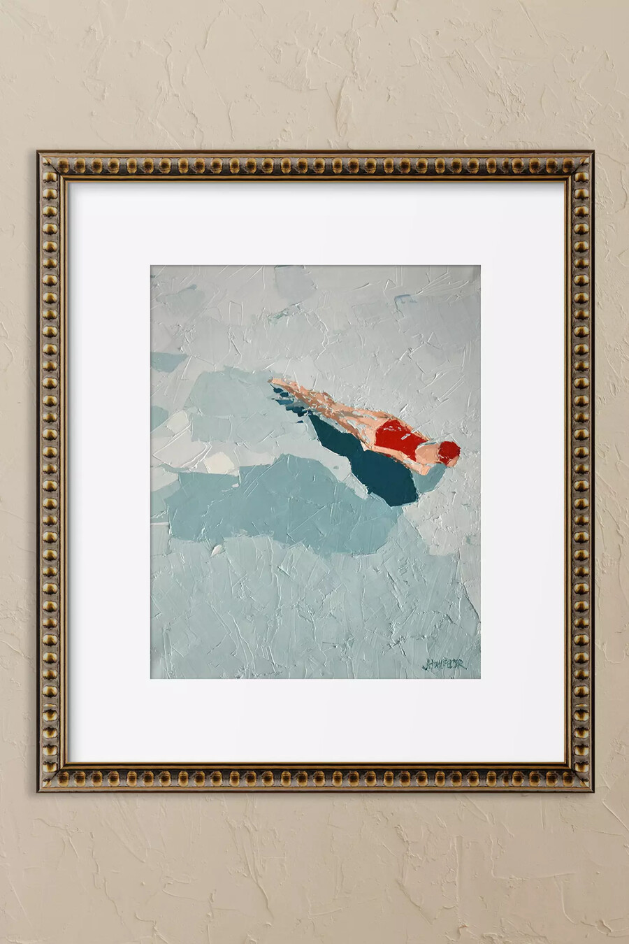 cool plunge framed wall art