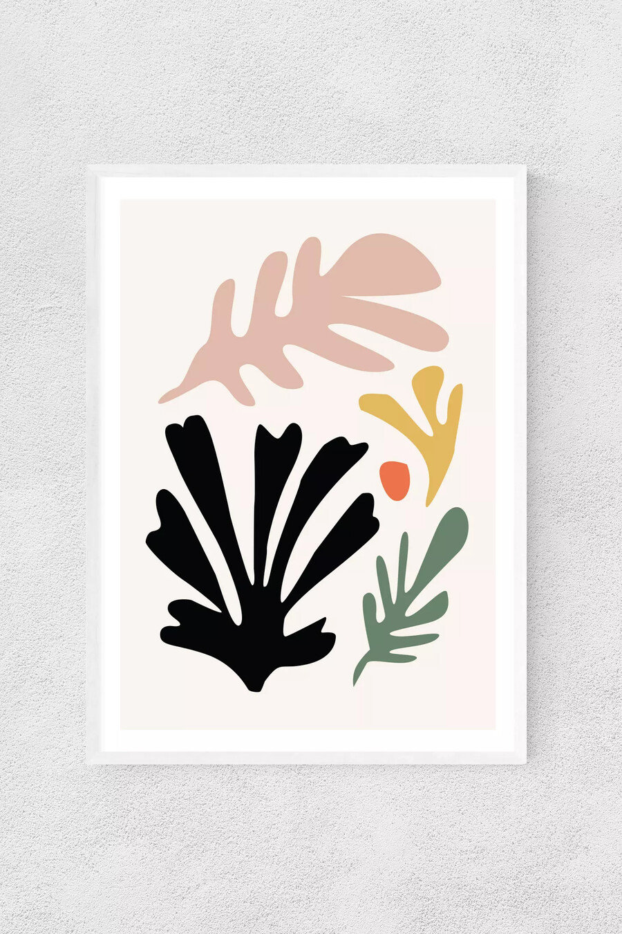 abstract cut out wall art