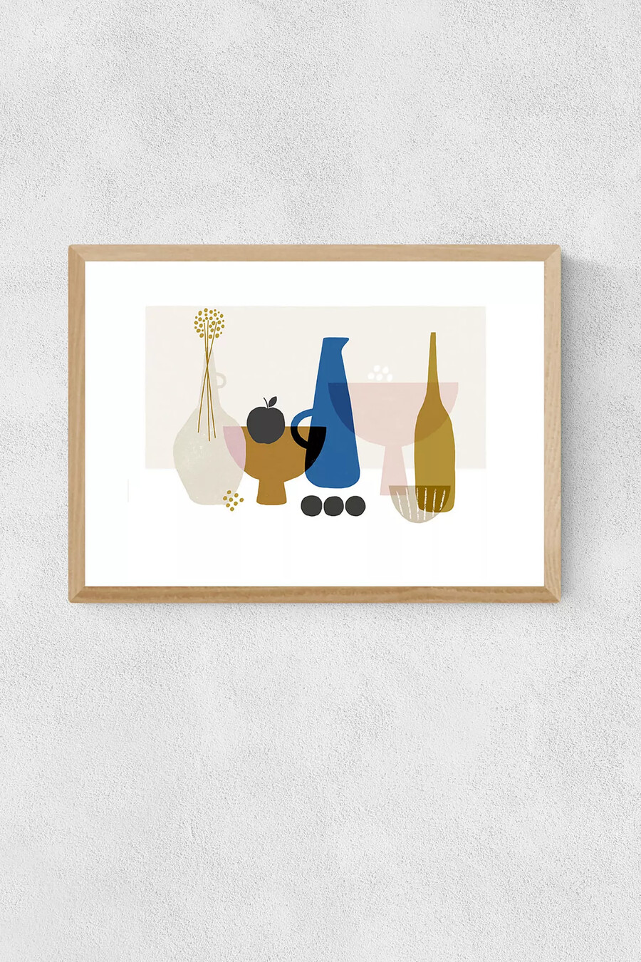 francesca iannaccone still life with black apple wall art print