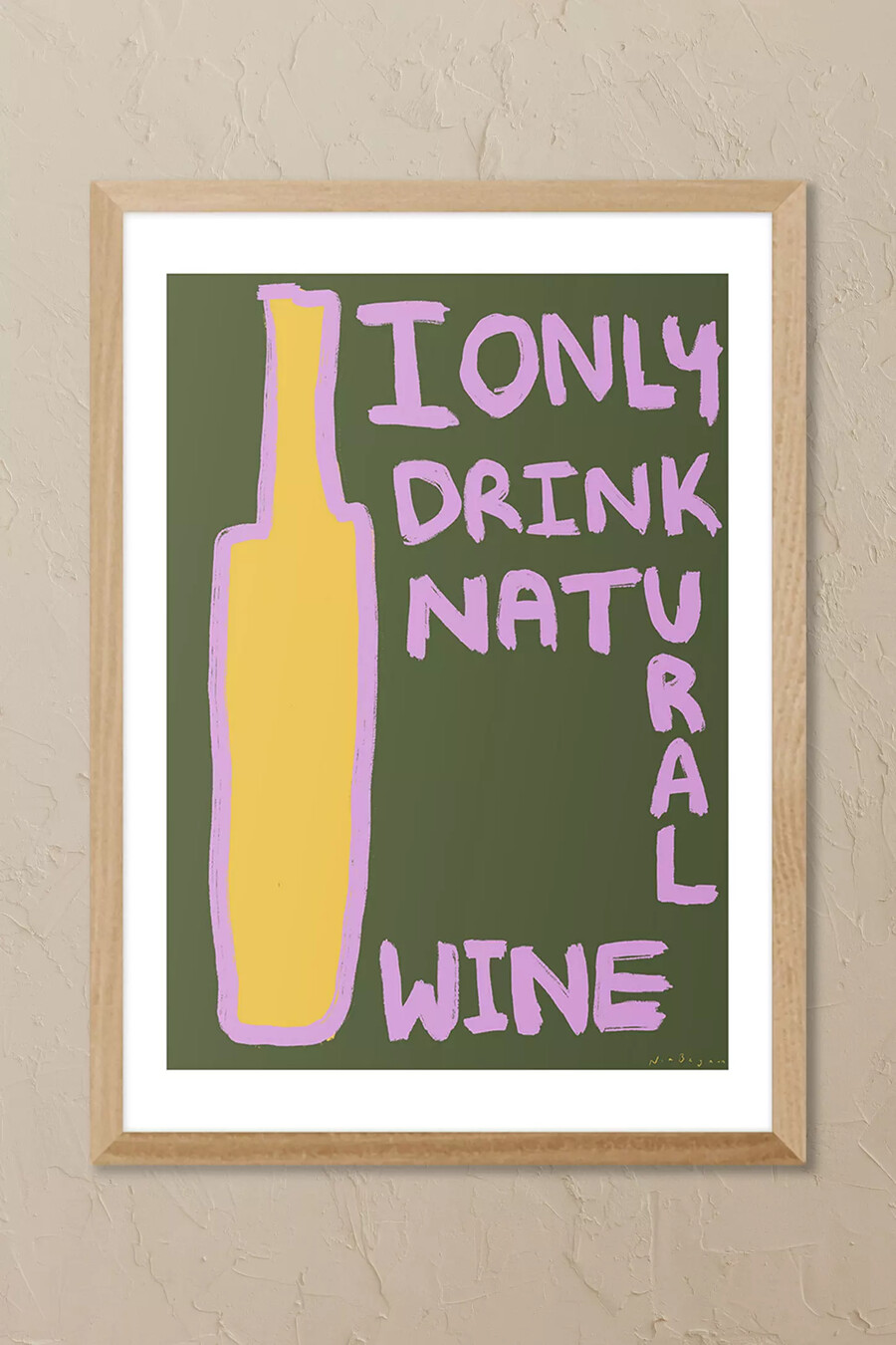 east end prints natural wine framed wall art