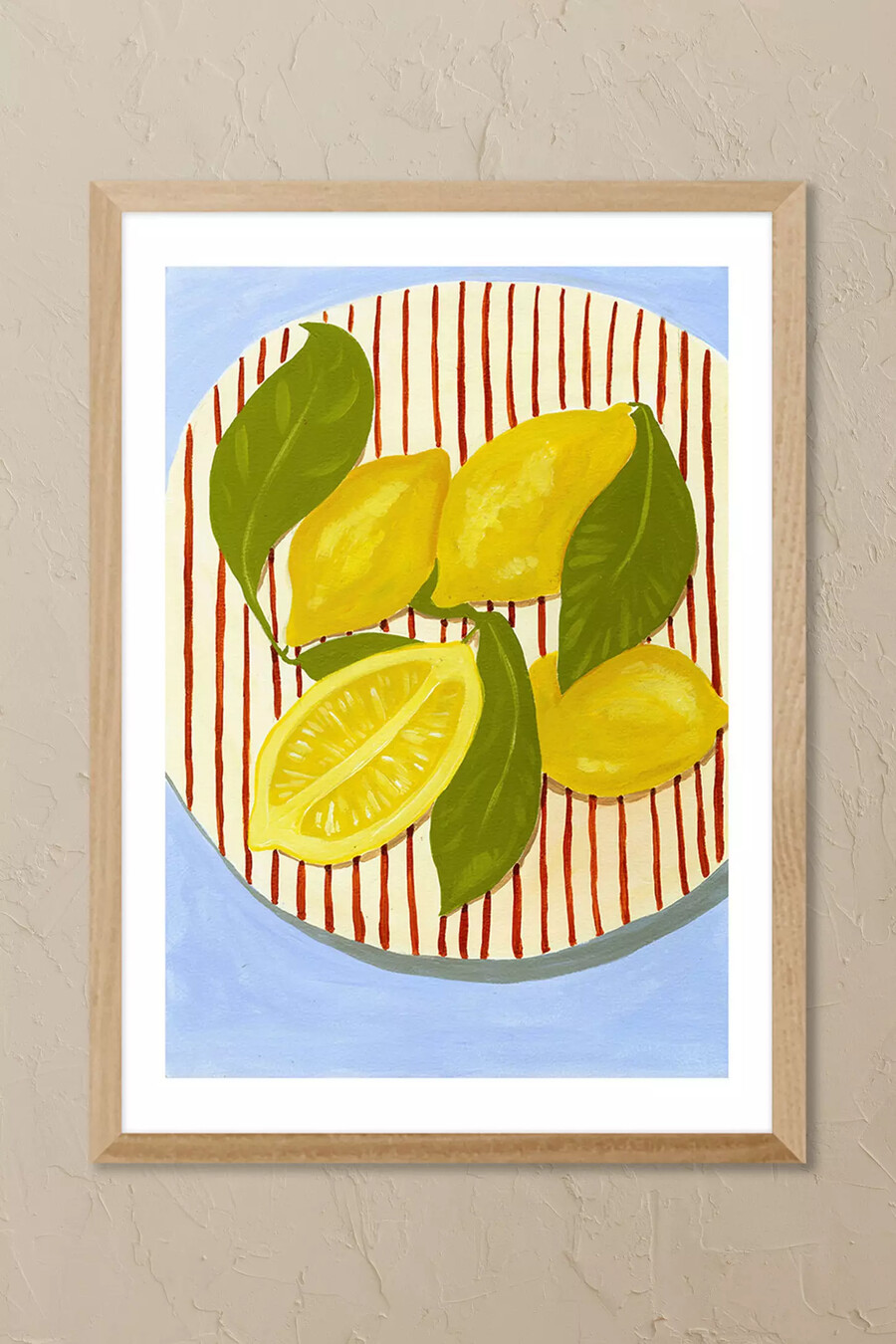 east end prints when life gives you leafy lemons framed wall art