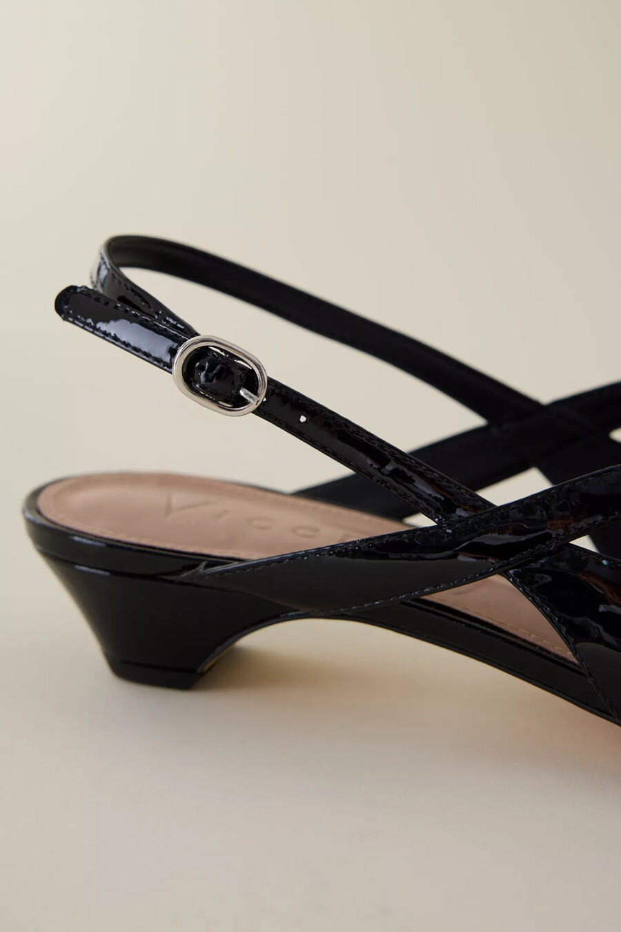vicenza buckle slingback heels