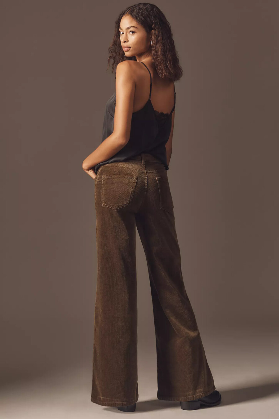 the robbie high-rise flare jeans by pilcro corduroy edition