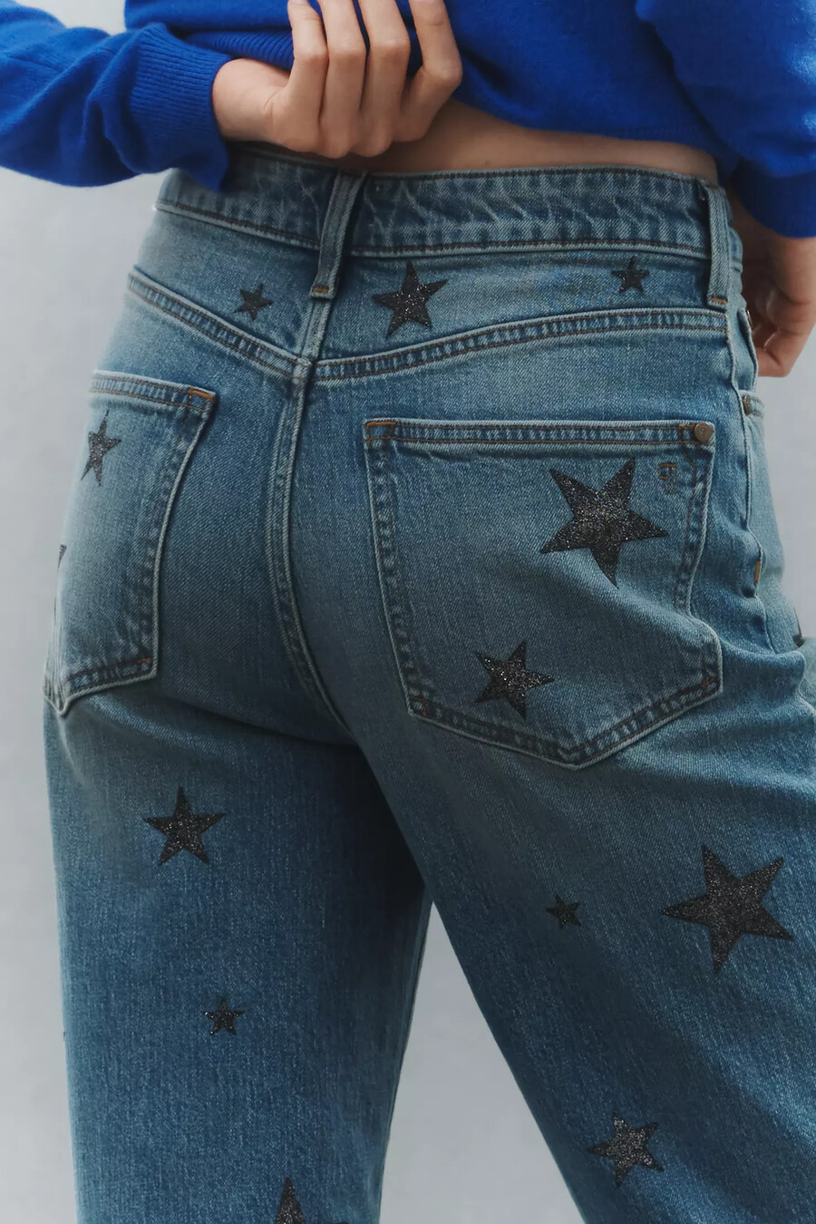 the austyn high-rise cuffed wide-leg jeans by pilcro