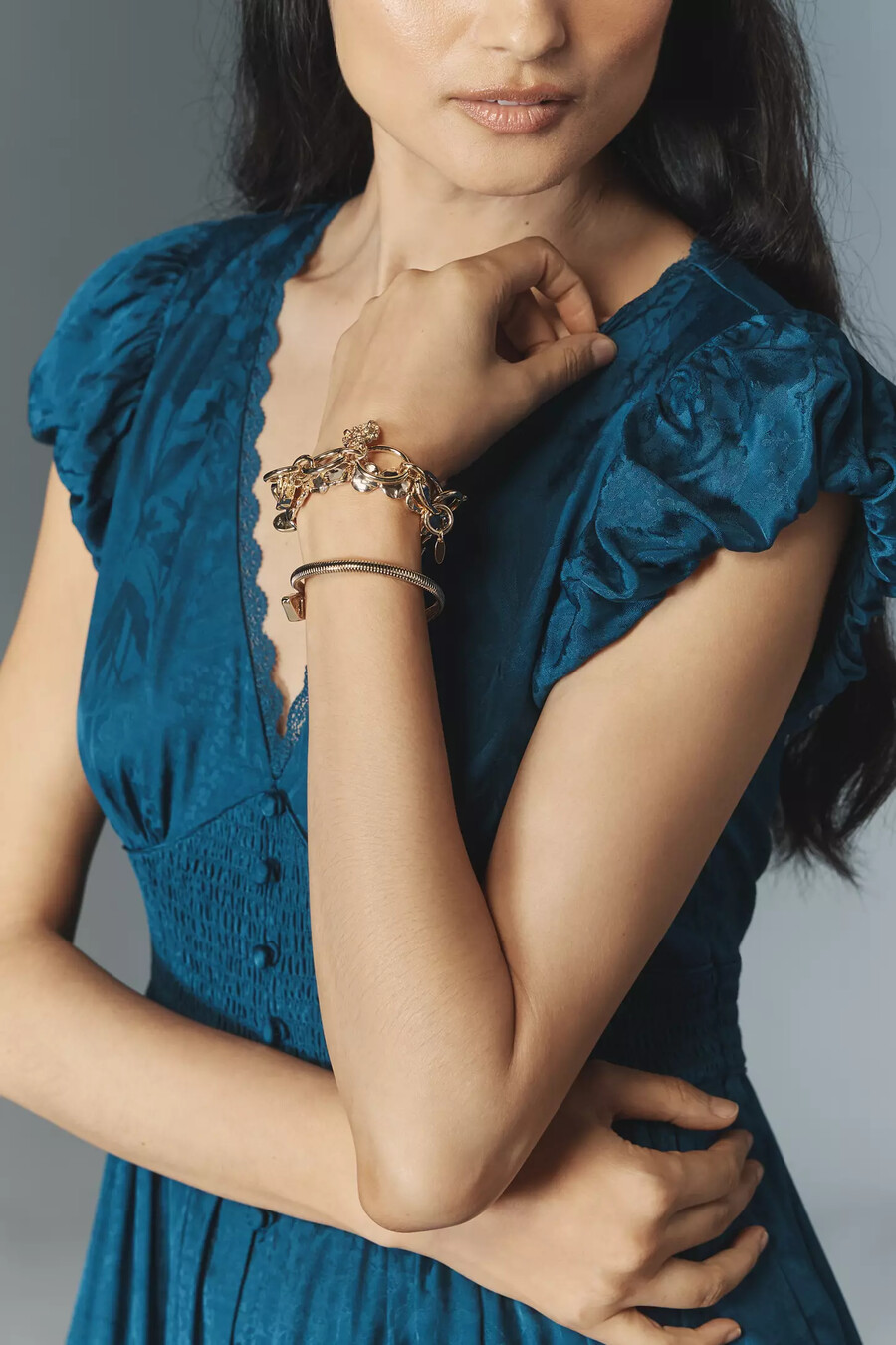 the peregrine silky midi dress