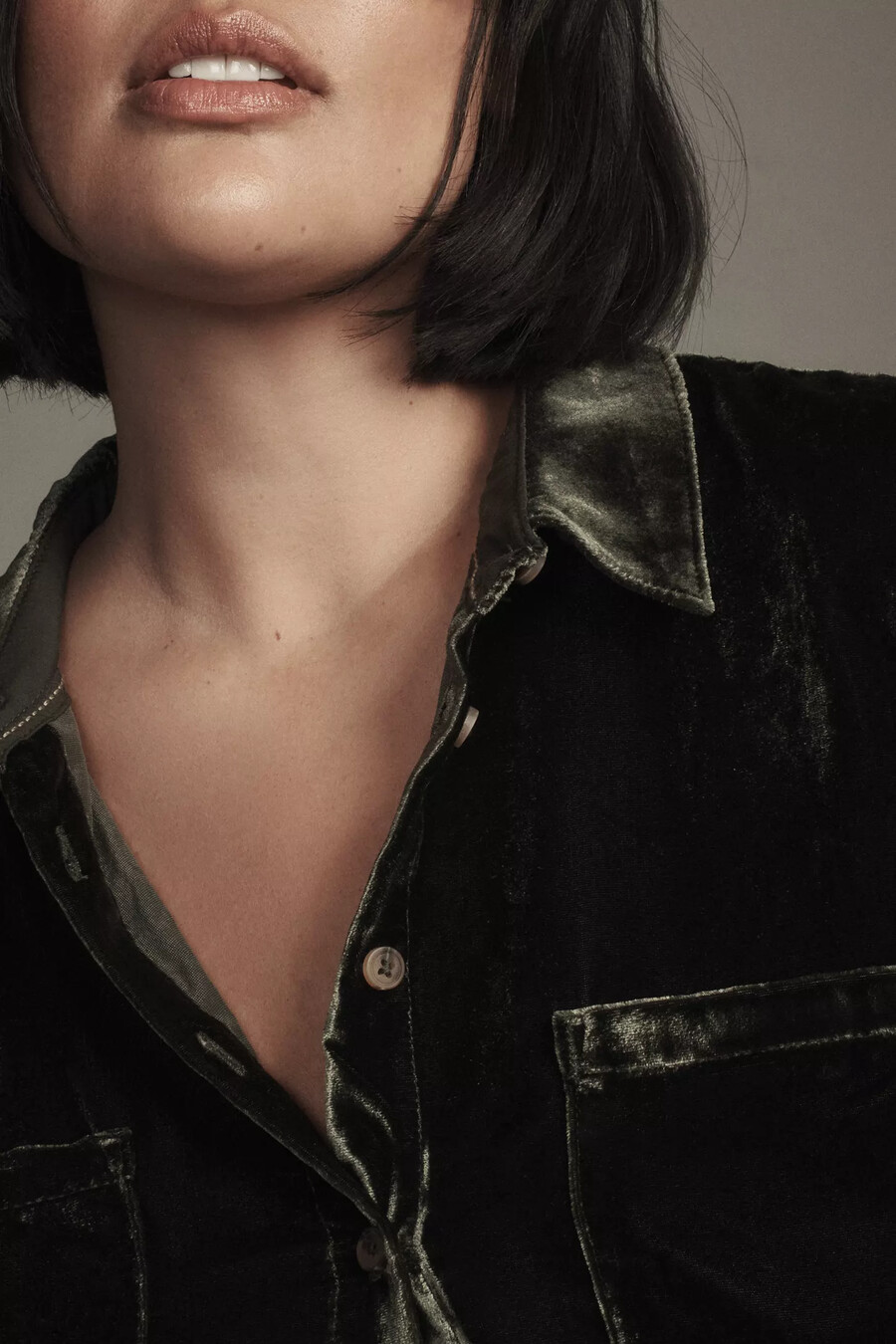the hadley relaxed buttondown shirt by pilcro velvet edition