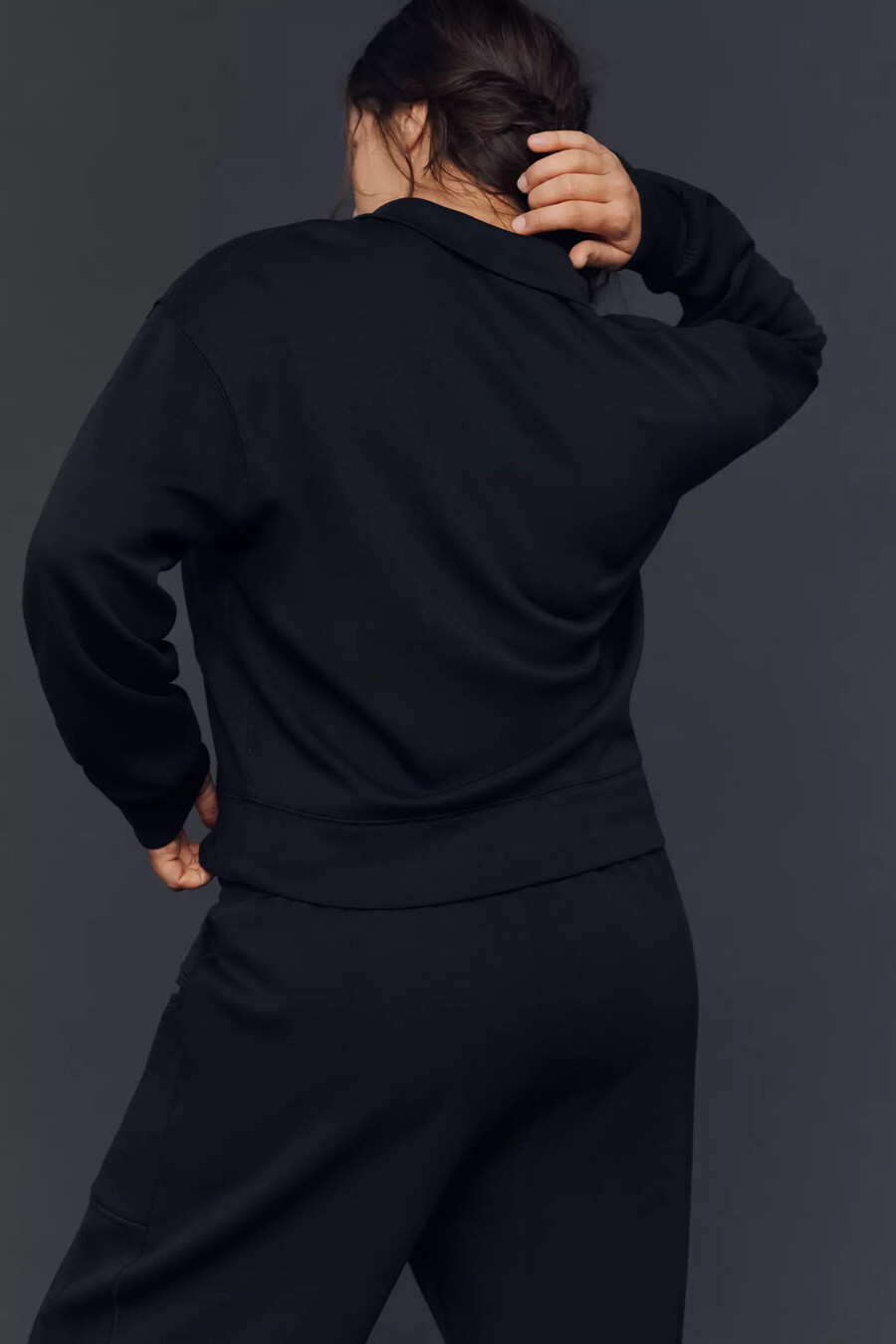 daily practice half-zip sweatshirt
