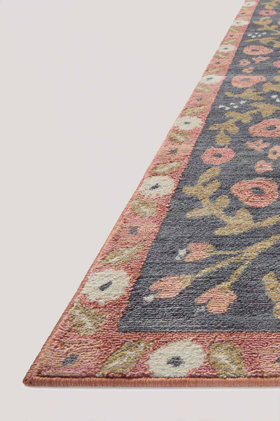 rifle paper co. x loloi fiore floral rug
