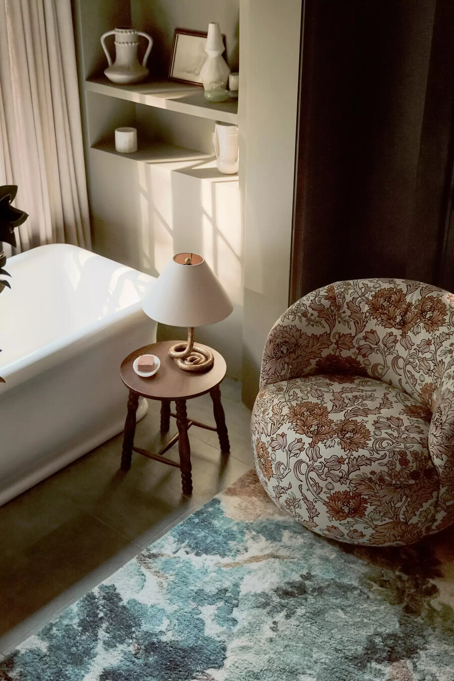 judarn printed tufted rug